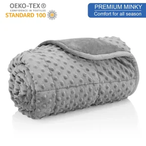Casual Weighted Blanket, Gray, Twin